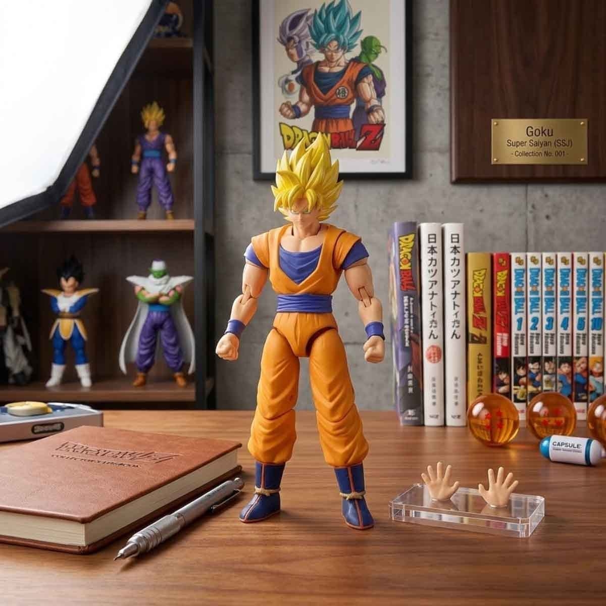 Dragon Ball Super 6.5″ Star Series Super Saiyan Goku Figure Unisex, 5-7 Years