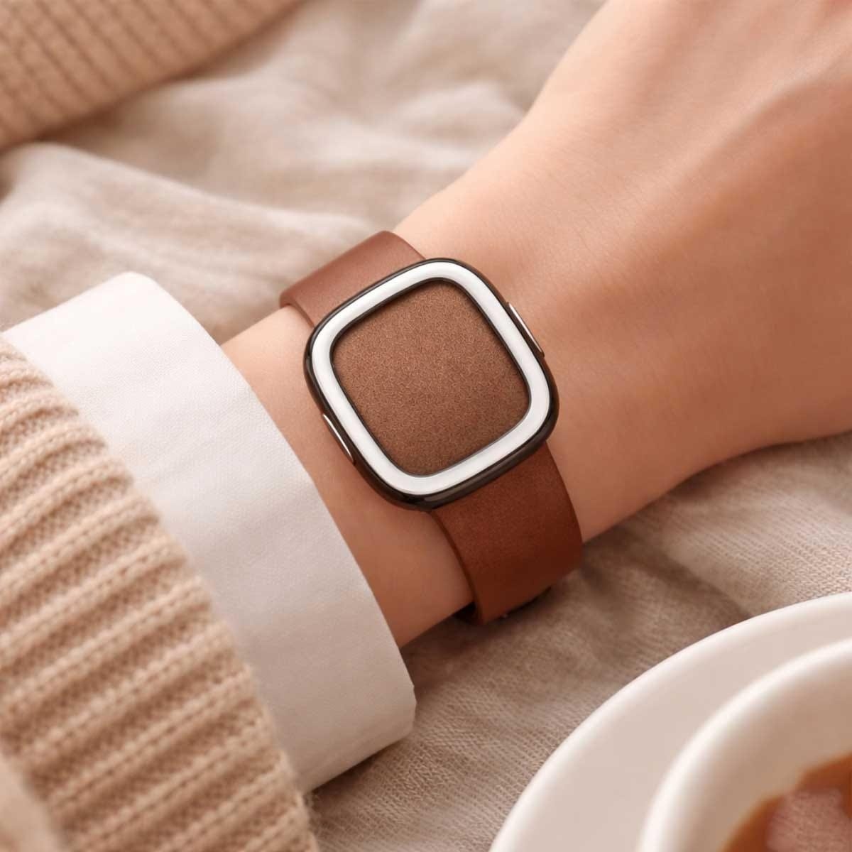 ابل 42mm كراميل سوار مودرن باكل - S