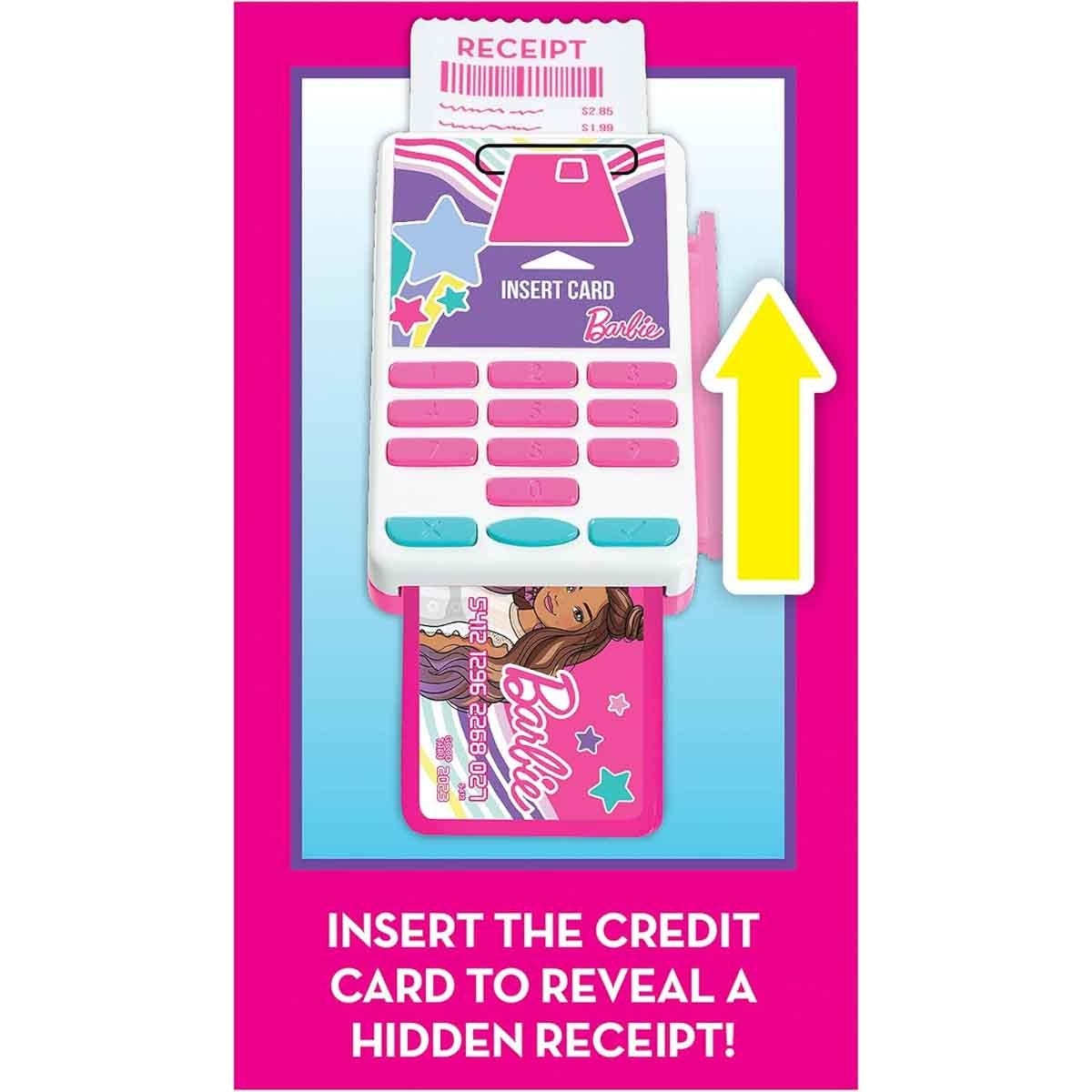 باربي مجموعة ماكينة تسجيل النقود للعب للبنات، 3-4 سنوات