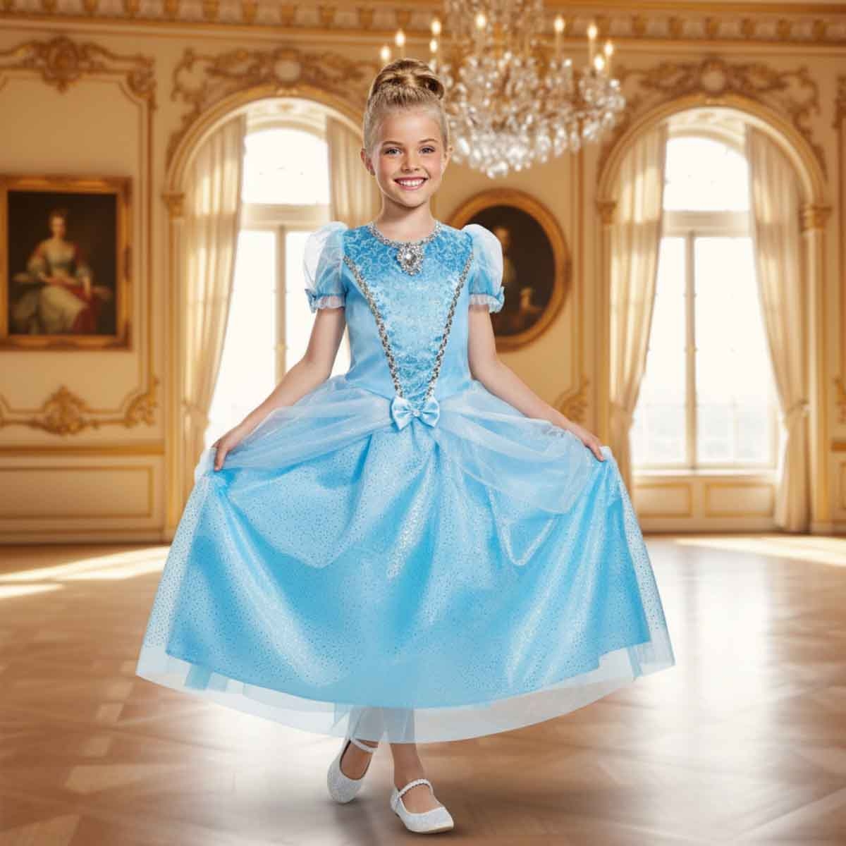 ديزني برنسيس زي فاخر سندريلا