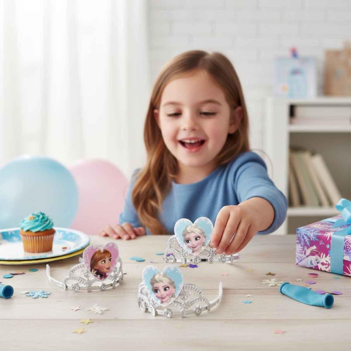 ديزني فروزن مجموعة 4-قطع تيجان