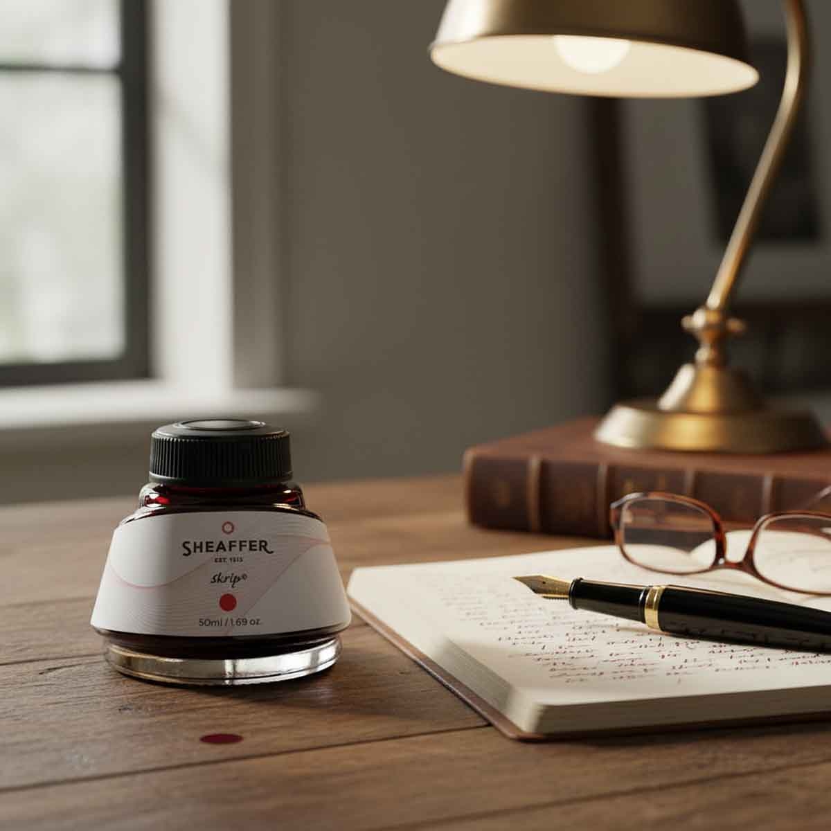 شيفر حبر سكيب أحمر لقلم حبر