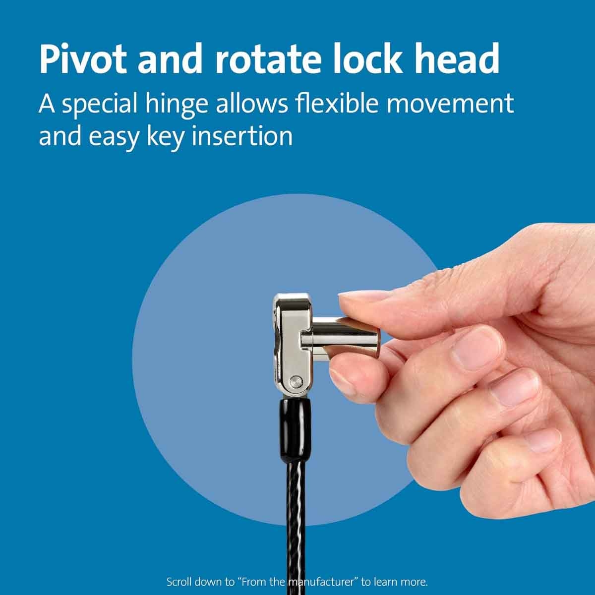 كينسينغتون قفل عالمي 3 في 1 بمفتاح