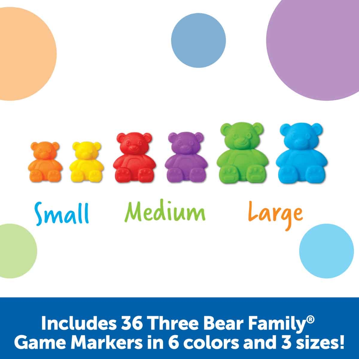 ليرننغ ريسورسز لعبة دببة البنغو للجنسين، 3-4 سنوات