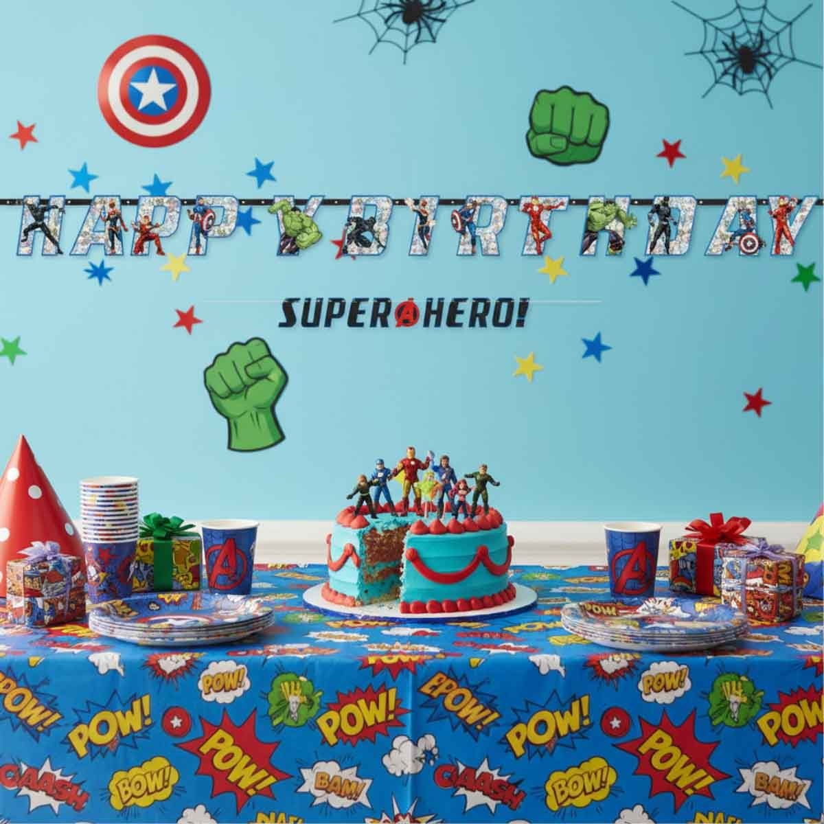 مارفل أفنجرز مجموعة لافتة كبيرة باورز يونيت