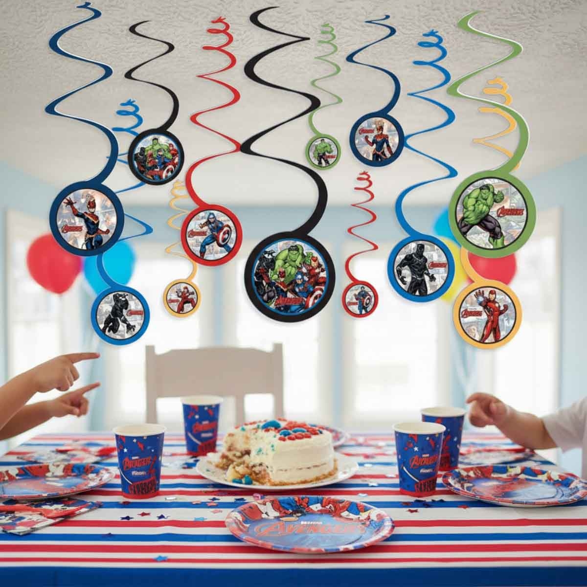 مارفل أفنجرز مجموعة زينة حلزونية باورز يونيت