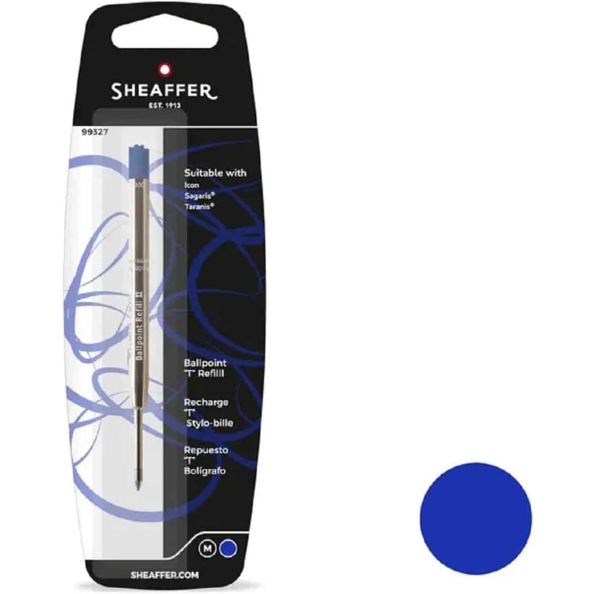 شيفر تعبئة حبر جاف لون أزرق مقاس متوسط T