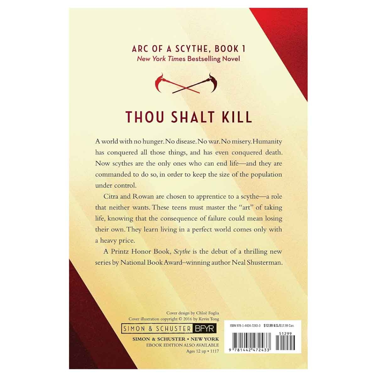 Scythe by Neal Shusterman - 28-11-2017