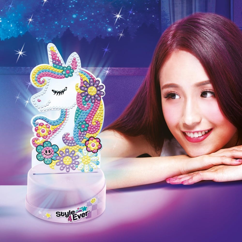 ستايل فور إيفر مجموعة مصباح والرسم بالخرز الماسي للجنسين - 5-7 سنوات