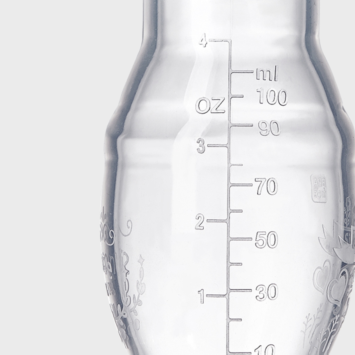 صنفينو مضخة حليب يدوية شفافة