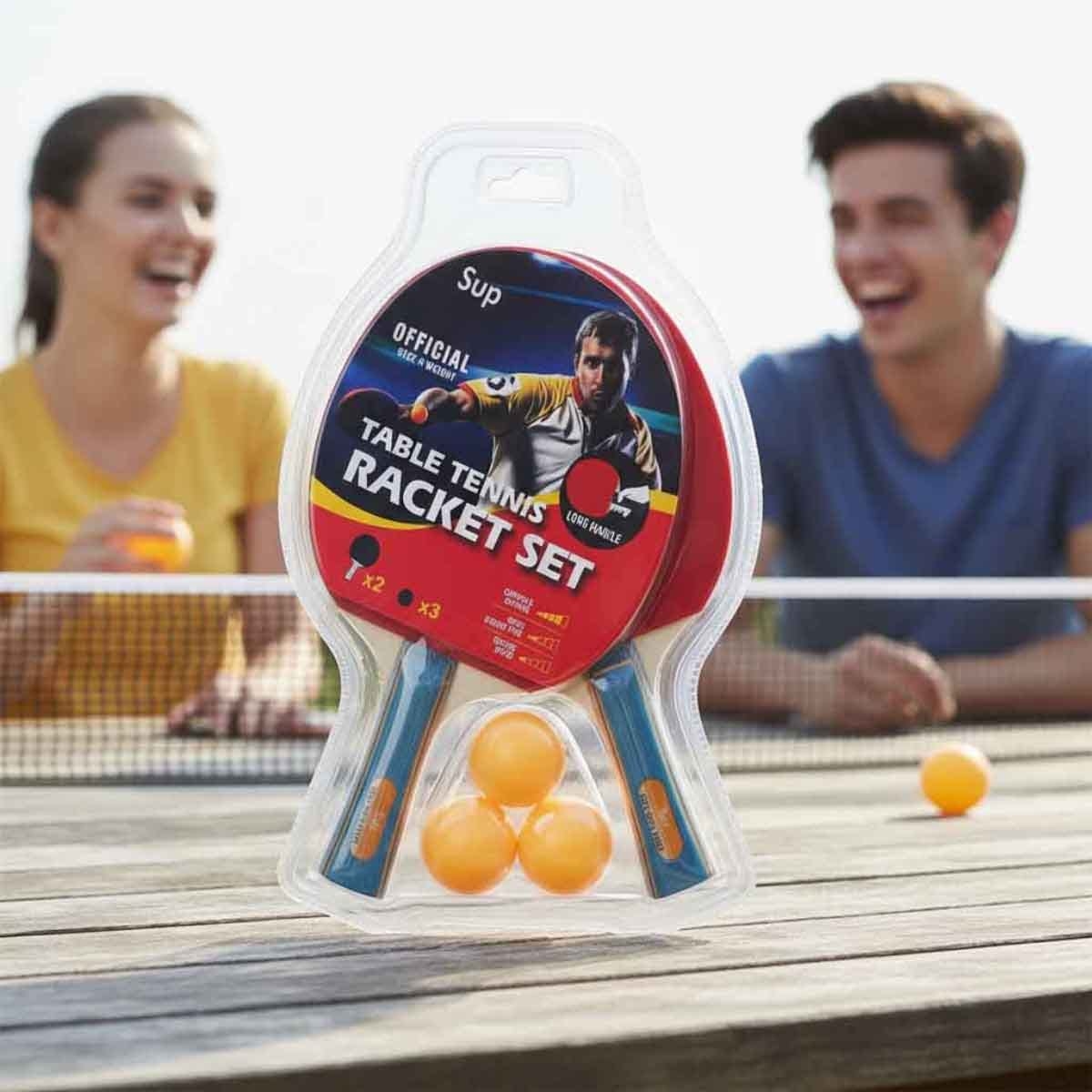سوبريم سبورتس مجموعة مضارب تنس طاولة 5 قطع