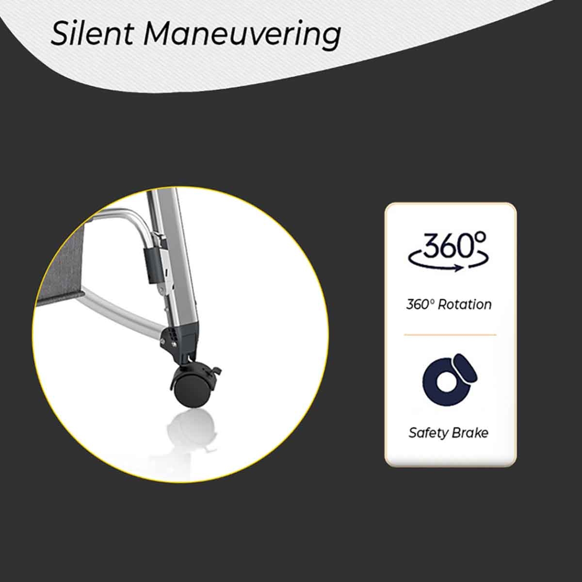 تيكنوم سرير جانبي سليب زين باللون الرمادي مناسب من عمر 0 إلى 2 سنة