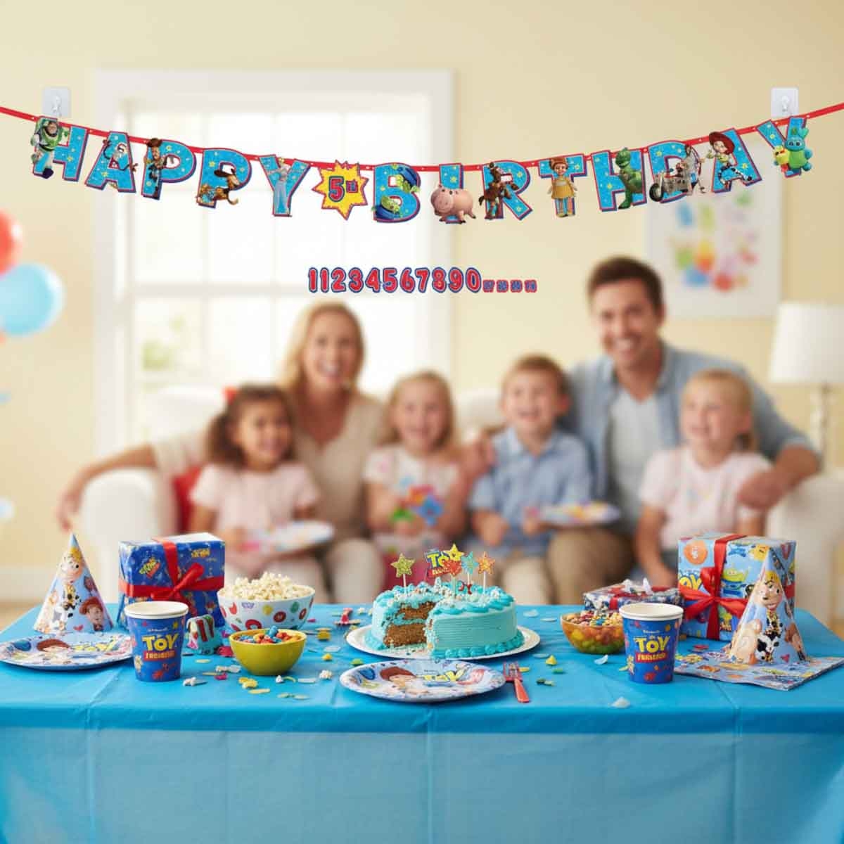 ديزني أند بيكسار توي ستوري 4 لافتة حروف كبيرة Add-An-Age