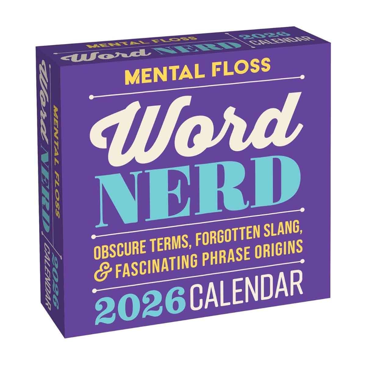 Word Nerd 2026 Calendar by Mental Floss - 2025