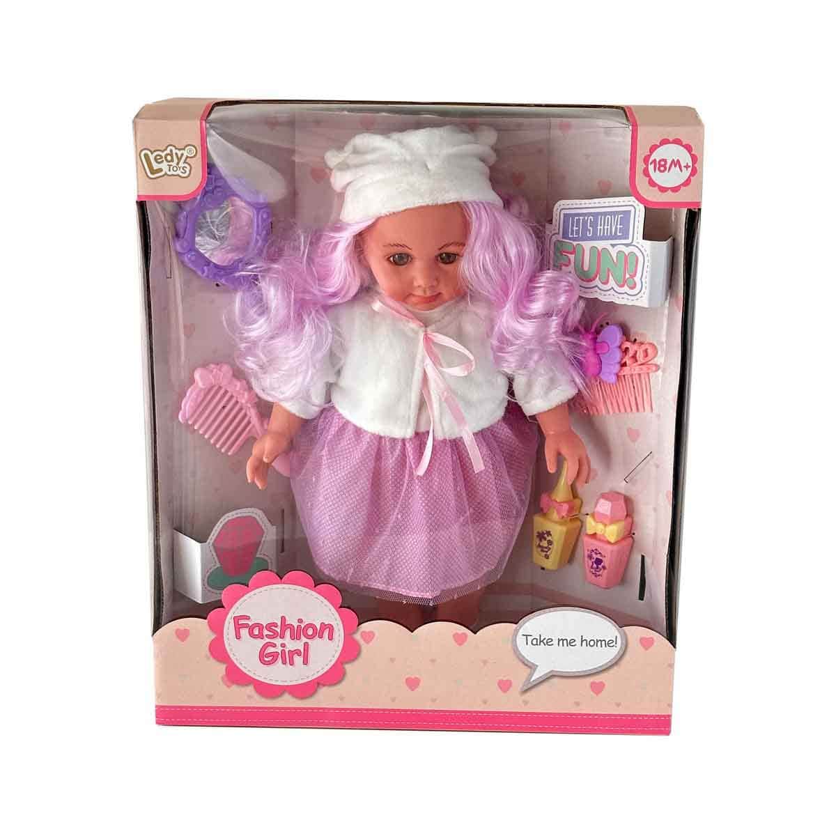 Ledy Toys LD8807C 14" Baby Doll Set Girls, 3-4 Years