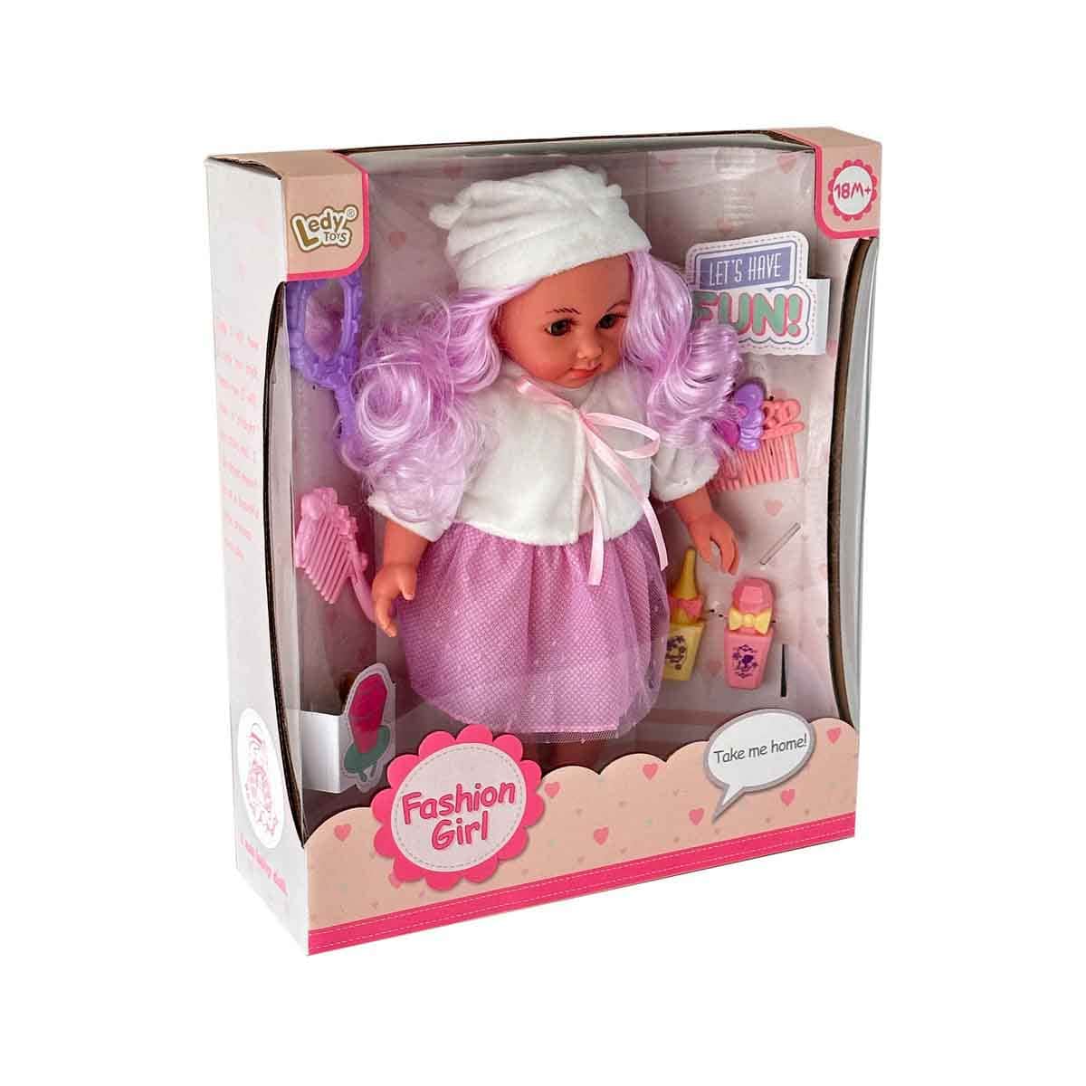 Ledy Toys LD8807C 14" Baby Doll Set Girls, 3-4 Years