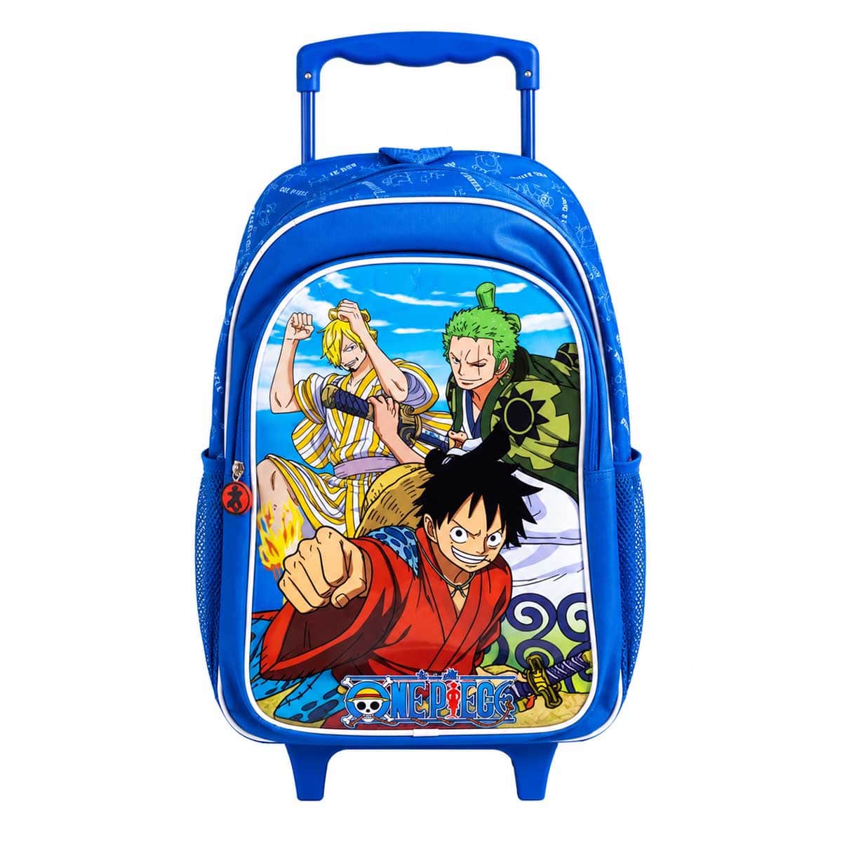One Piece 18" Trolley School Bag Set with Lunch Bag, Pencil Case, Water Bottle & Lunch Box Girls, 5-7 Years