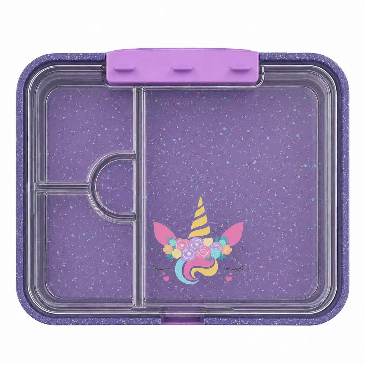 Starmarz 1195ml Unicorn Bento Glitter Lunch Box Unisex, 3-4 Years