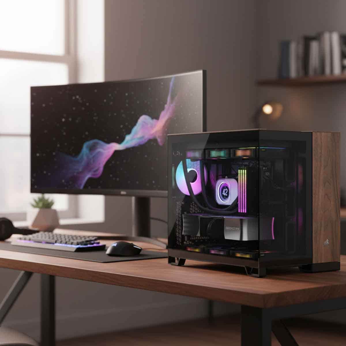 Corsair 2500X Small-Tower Micro-ATX Dual Chamber Gaming PC Case