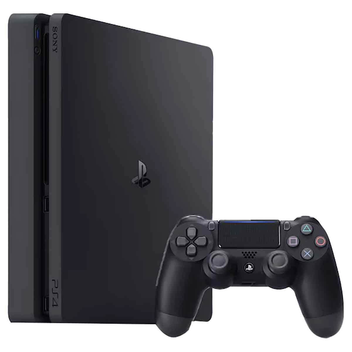 Sony PlayStation 4 Slim 500GB Console with Controller Jet Black