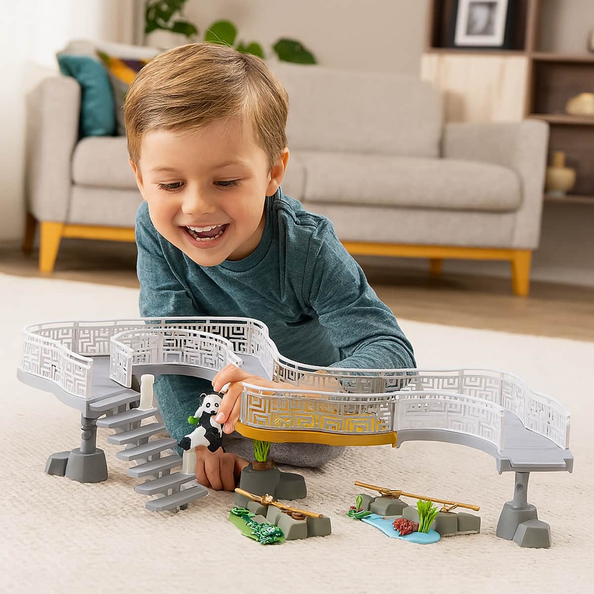 Playmobil Family Fun Zoo Viewing Platform Extension Playset Unisex, 5-7 Years