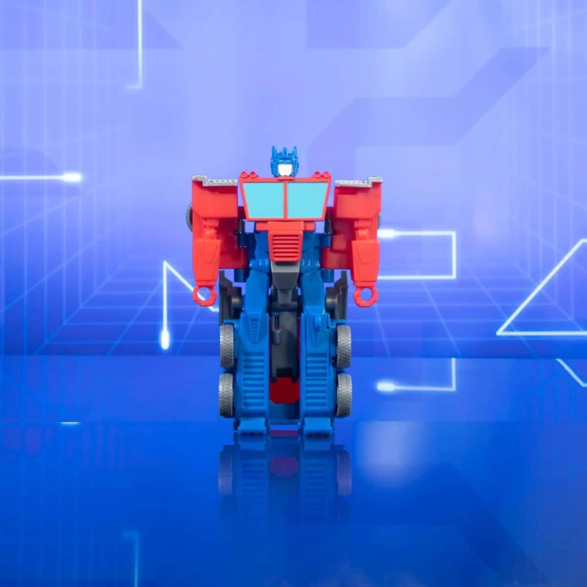 Transformers HTRF67165X2 4″ EarthSpark 1-Step Flip Changer Optimus Prime Action Figure Unisex, 5-7 Years