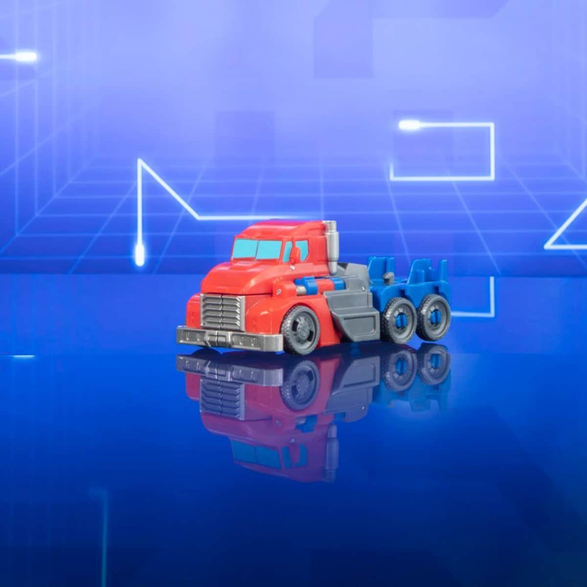 Transformers HTRF67165X2 4″ EarthSpark 1-Step Flip Changer Optimus Prime Action Figure Unisex, 5-7 Years