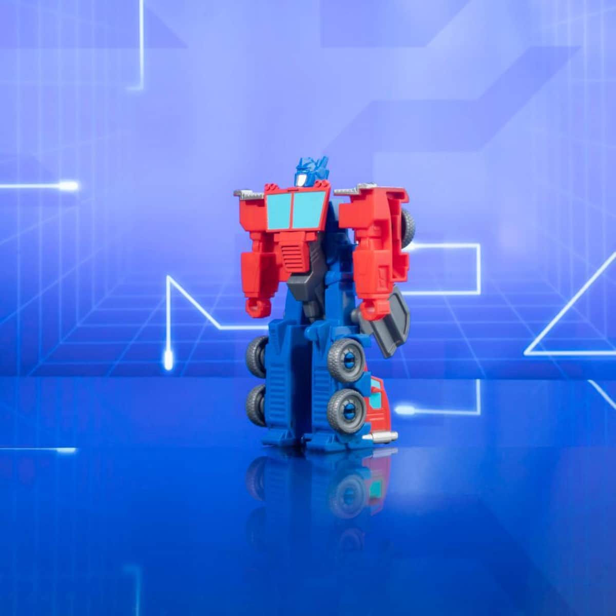 Transformers HTRF67165X2 4″ EarthSpark 1-Step Flip Changer Optimus Prime Action Figure Unisex, 5-7 Years
