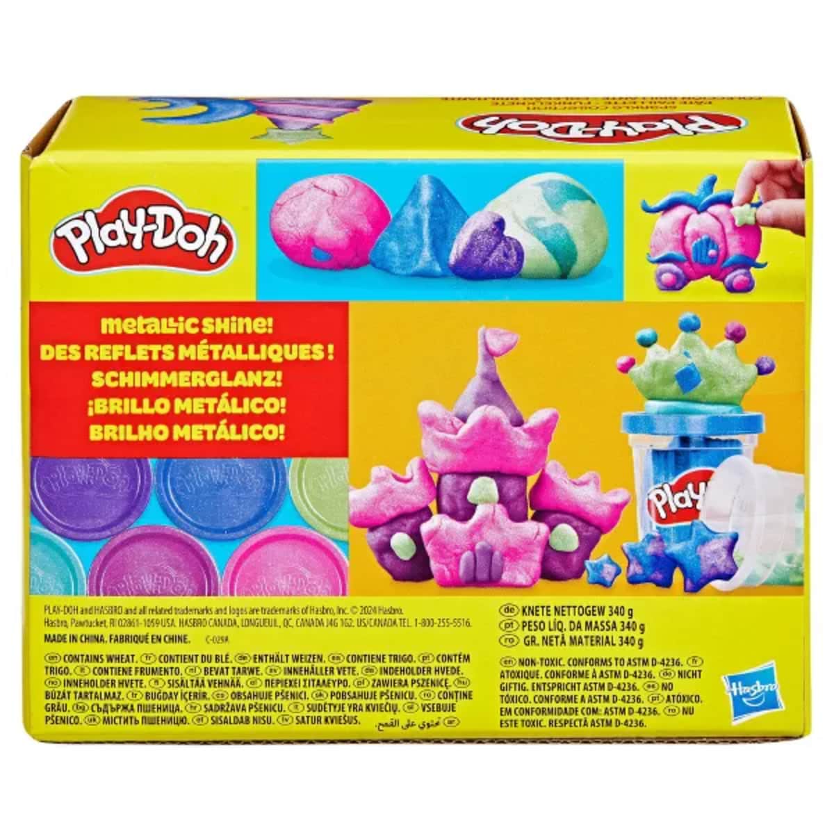 Play-Doh Sparkle Compound Collection Unisex, 3-4 Years, Pack of 6