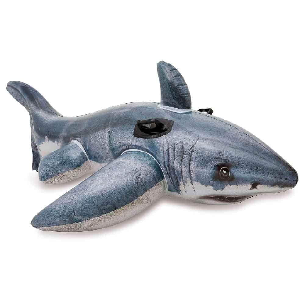 Intex Great White Shark Ride on Unisex, 3-4 Years