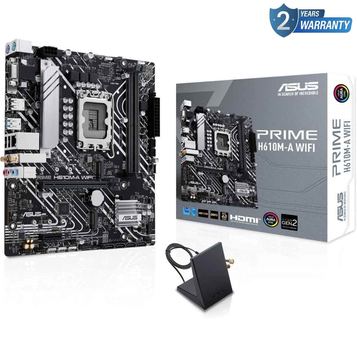 ASUS Prime H610M-A WiFi Gaming Motherboard