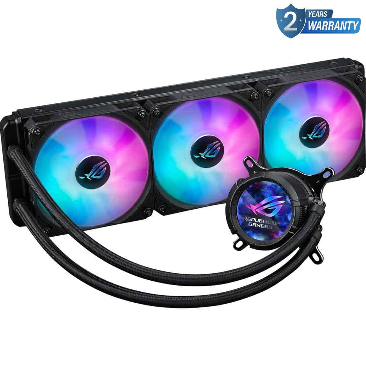 ASUS ROG Black Strix LC 360 ARGB LCD Liquid CPU Cooler