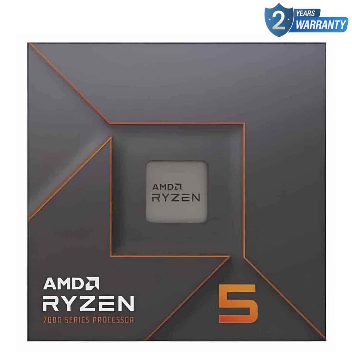 إيه إم دي رايزن 5 7600X معالج بسرعة 5.0GHz بعدد 6 أنوية و12 خيط معالجة وذاكرة 38MB