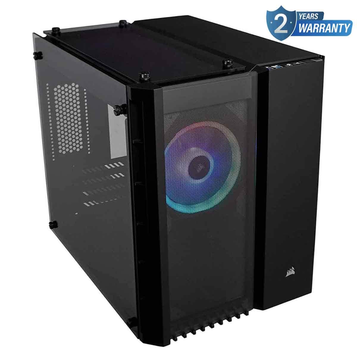 Corsair Crystal 280X RGB TG Cube Gaming PC Case