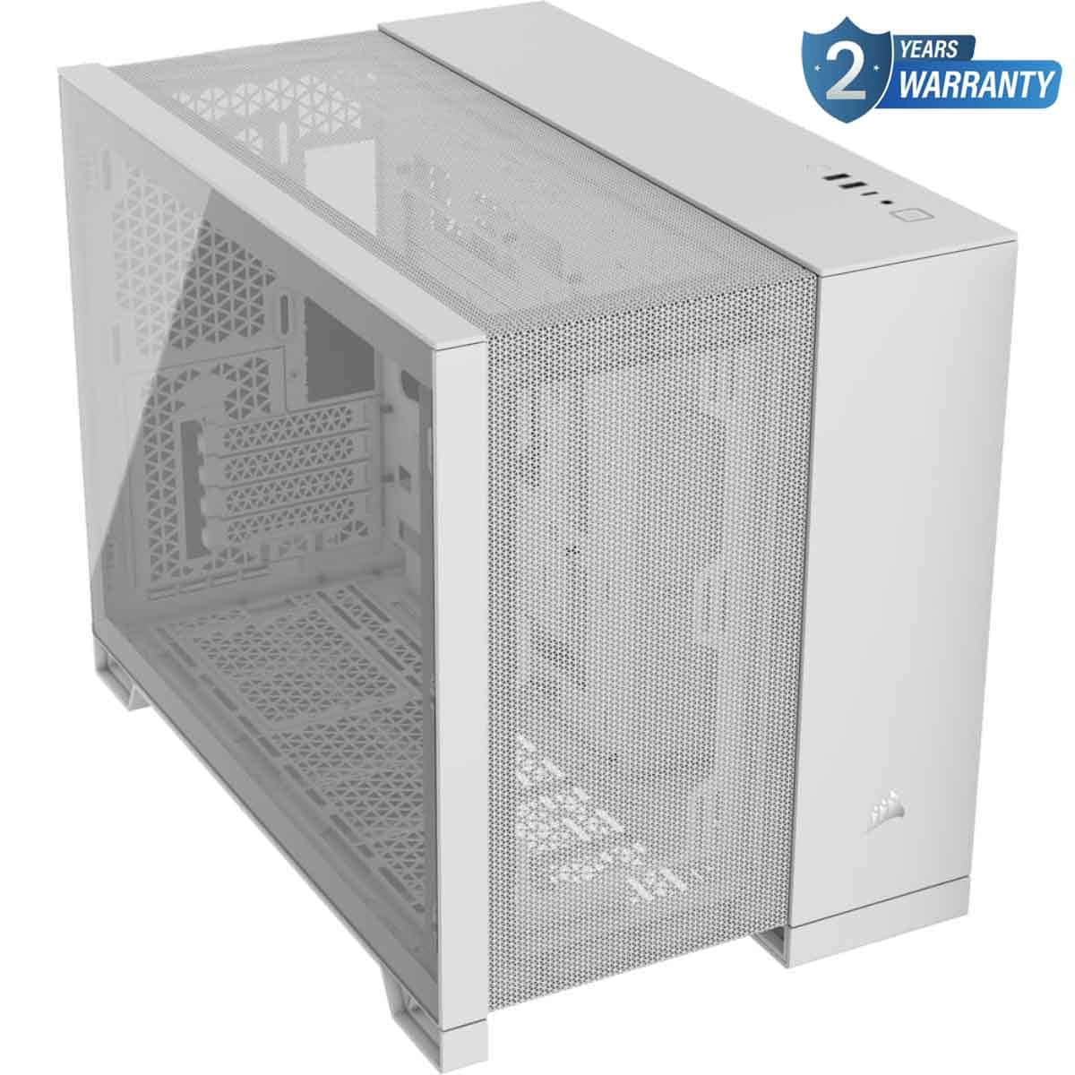 Corsair 2500D Airflow TG Small-Tower Micro-ATX Dual Chamber Gaming PC Case