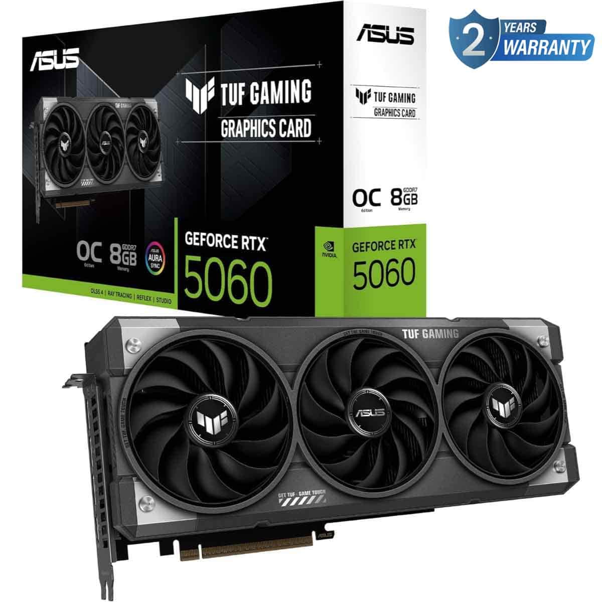 Asus TUF RTX 5060 OC 8GB Graphics Card