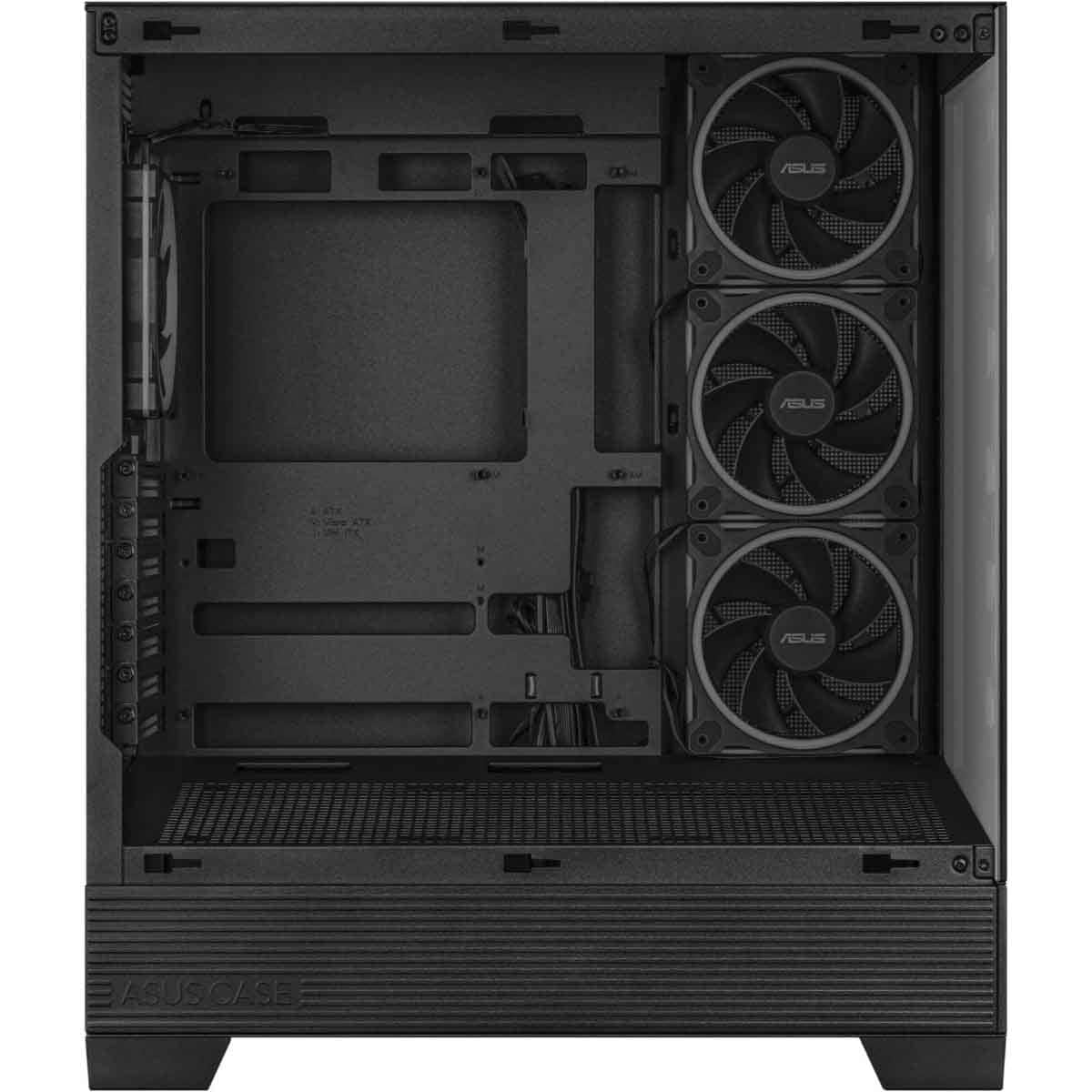Asus Black A31 Plus TG ARGB Mid-Tower Gaming PC Case