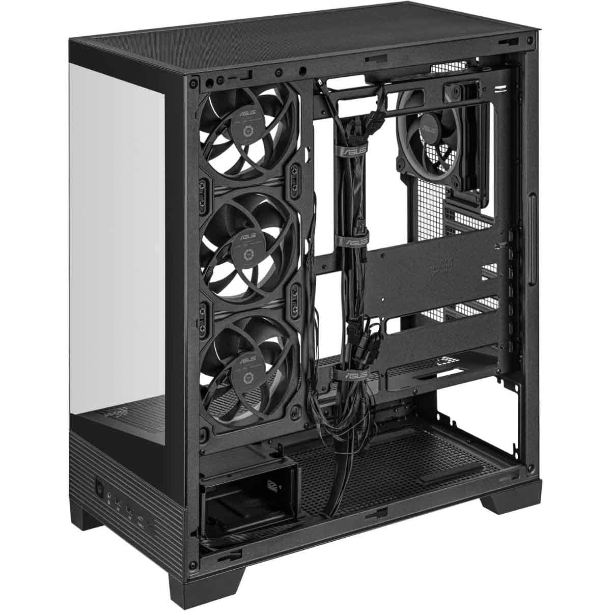 Asus Black A31 Plus TG ARGB Mid-Tower Gaming PC Case