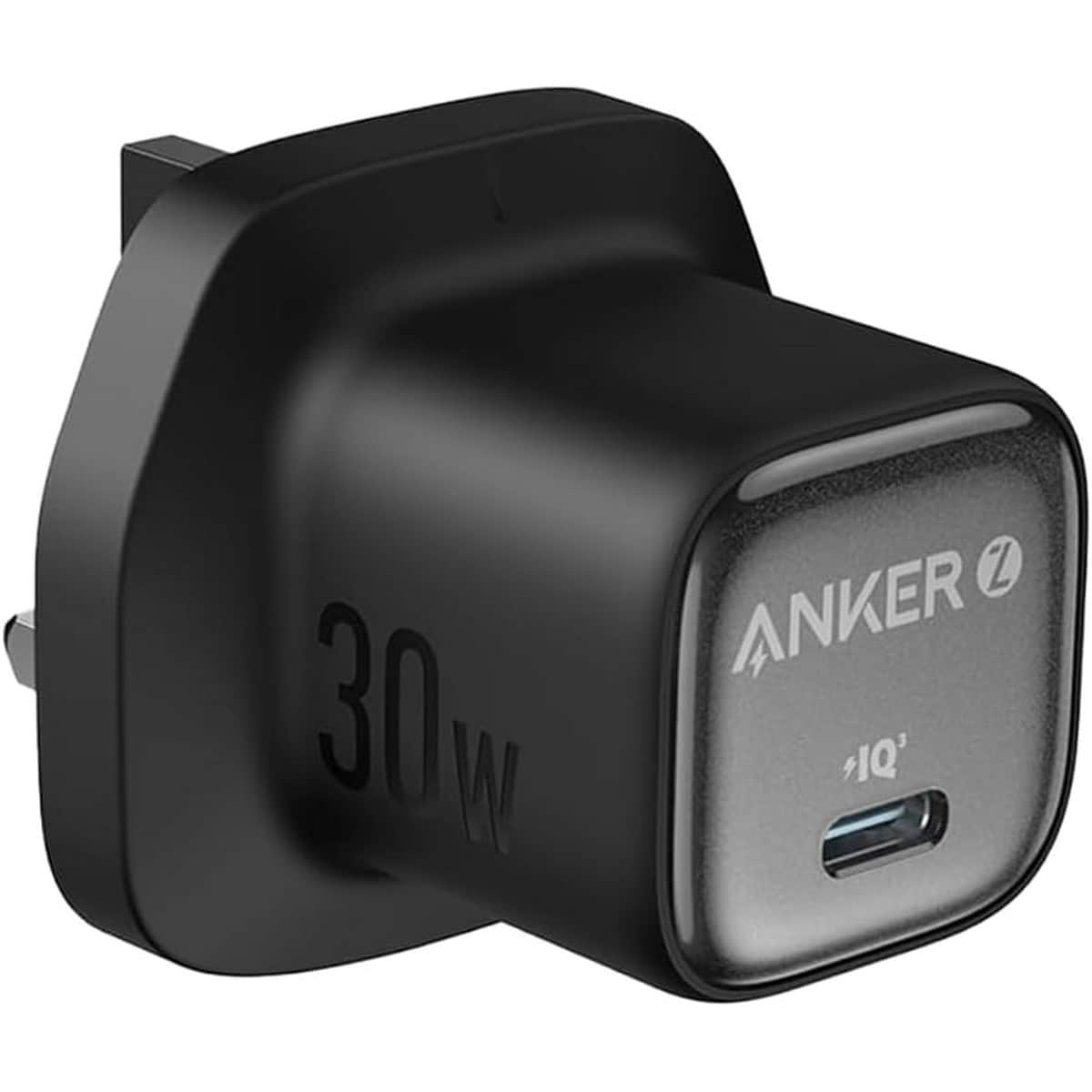 أنكر أسود شاحن حائط USB-C بقدرة 30 واط