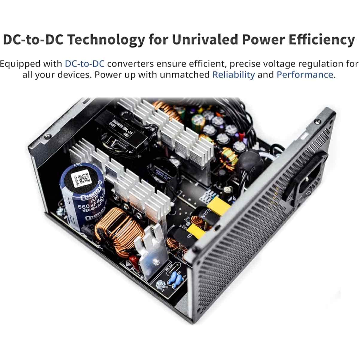 مونتيك مزود طاقة APX550W بمعيار ATX