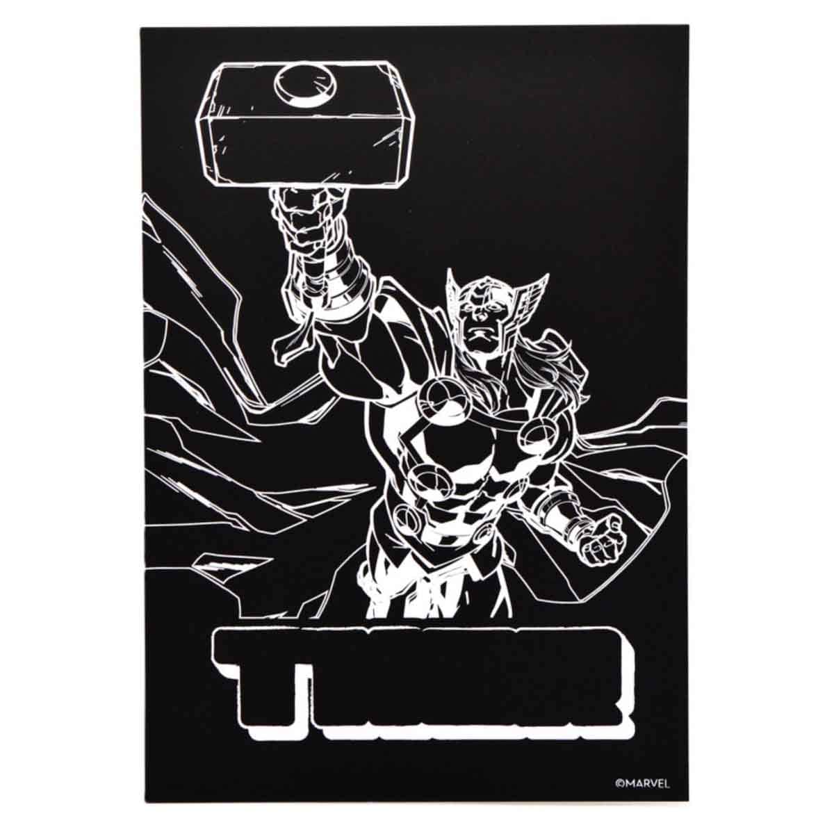 Marvel Avengers Scratch Scribble Sticker Set Unisex, 3-4 Years