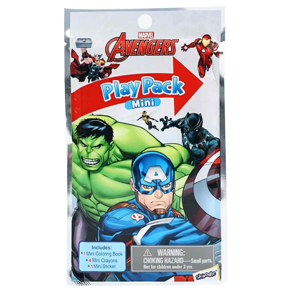 Marvel Avengers Mini Play Pack Unisex, 3-4 Years