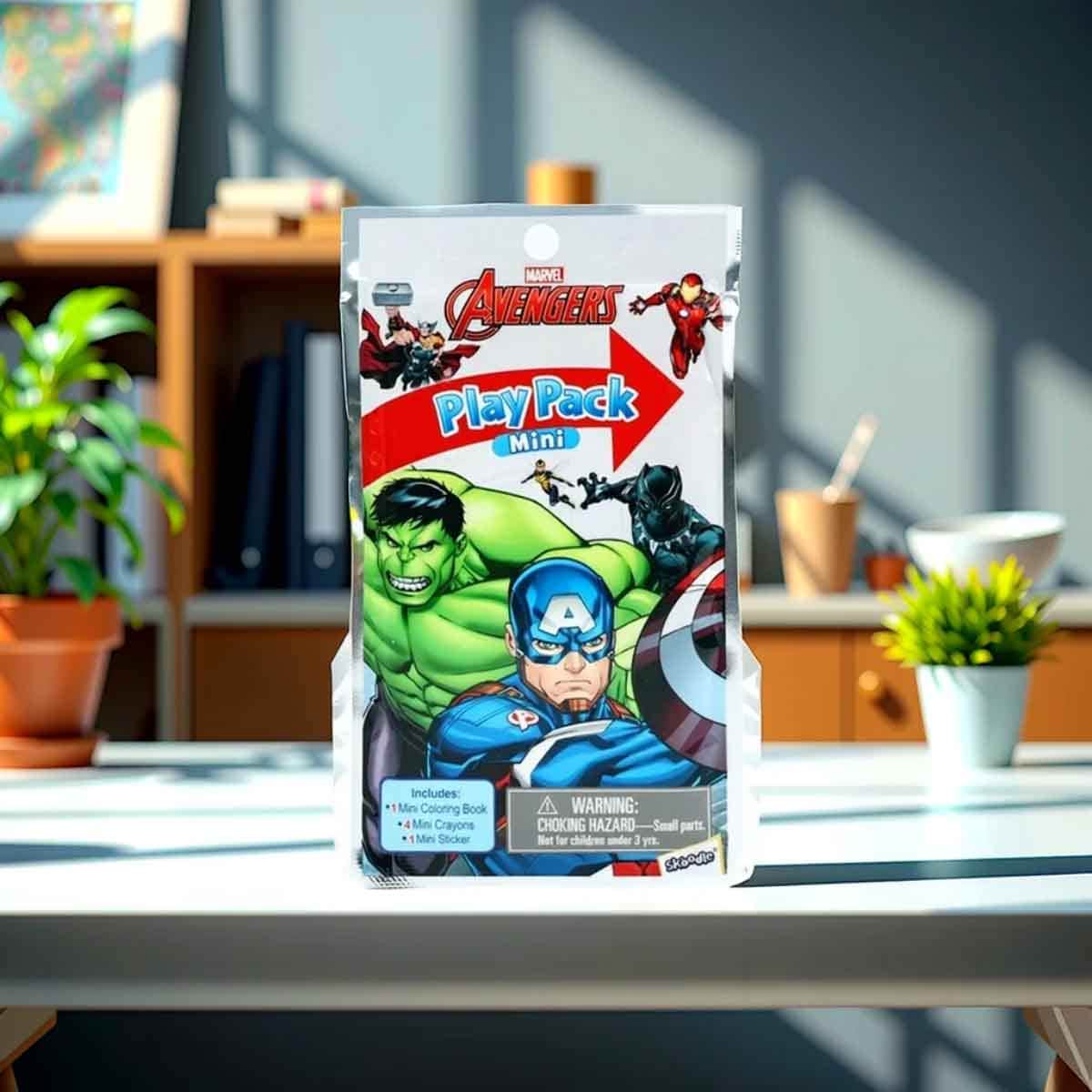 Marvel Avengers Mini Play Pack Unisex, 3-4 Years