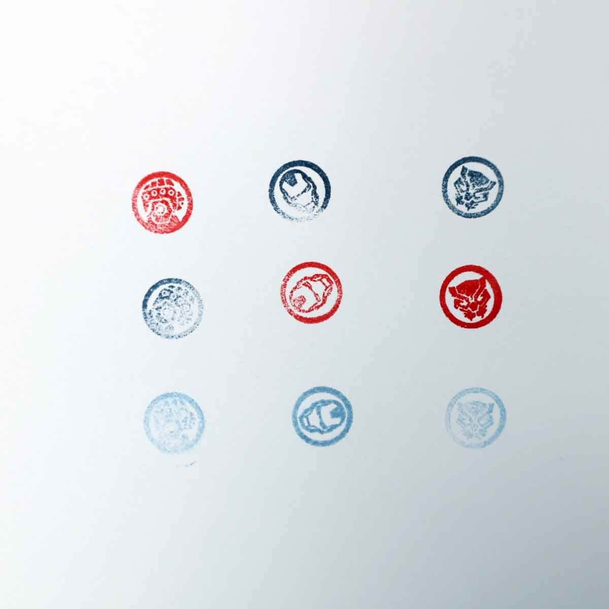 Marvel Avengers 9 Self-Inking Stamps Kit Unisex, 3-4 Years
