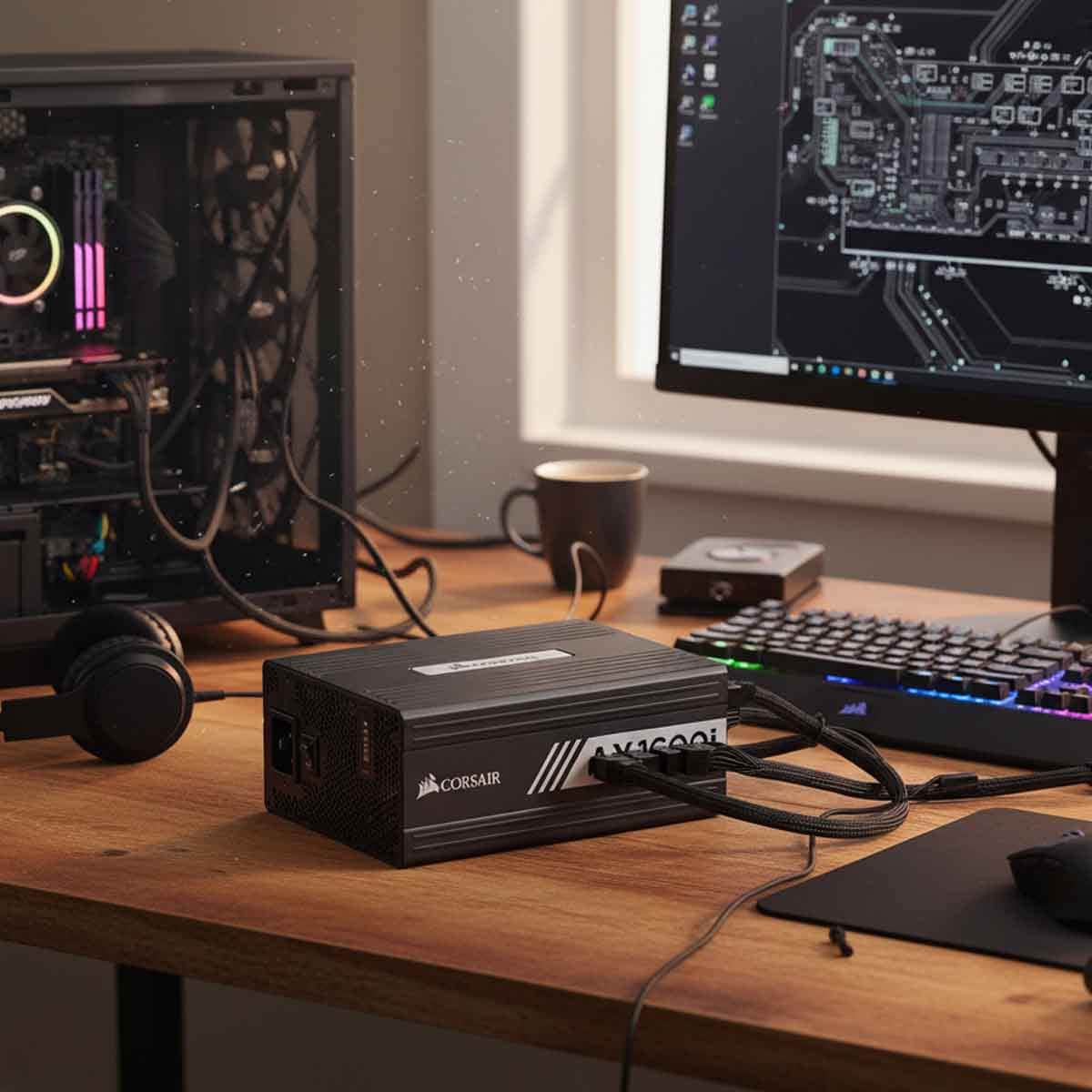 Corsair AX1600i Titanium Modular Power Supply Unit