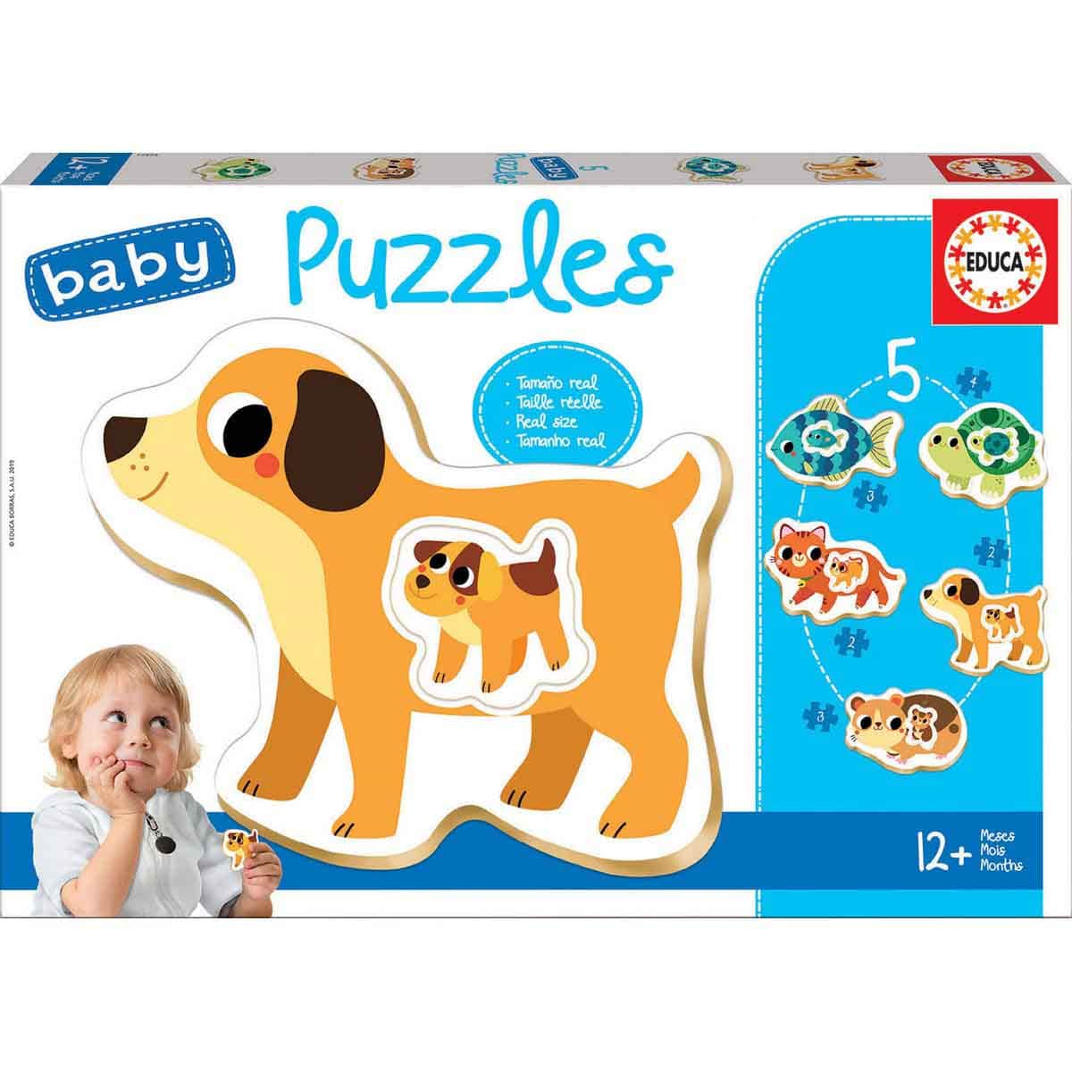 Educa Animal Baby Puzzle Unisex, 3-4 Years