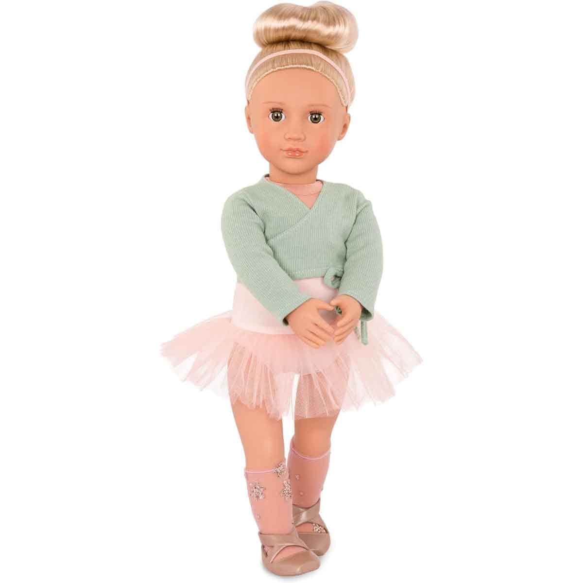 Our Generation 18" Viola Blonde Hair & Brown Eyes Ballerina Doll Girls, 3-4 Years