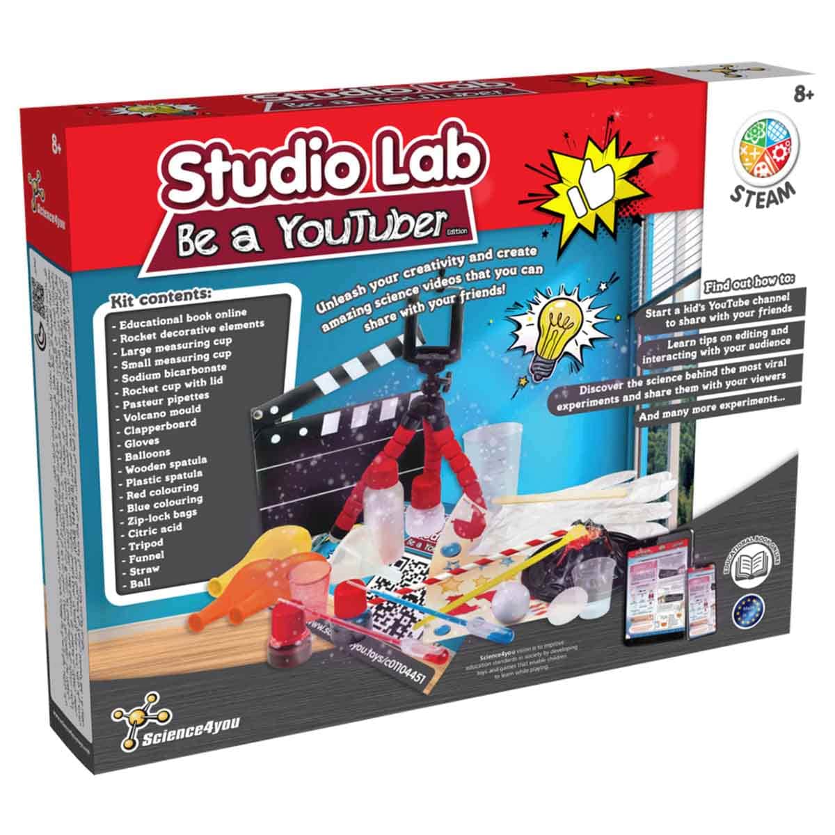 Science4You Be a Youtuber Kit Unisex,8-10 Years