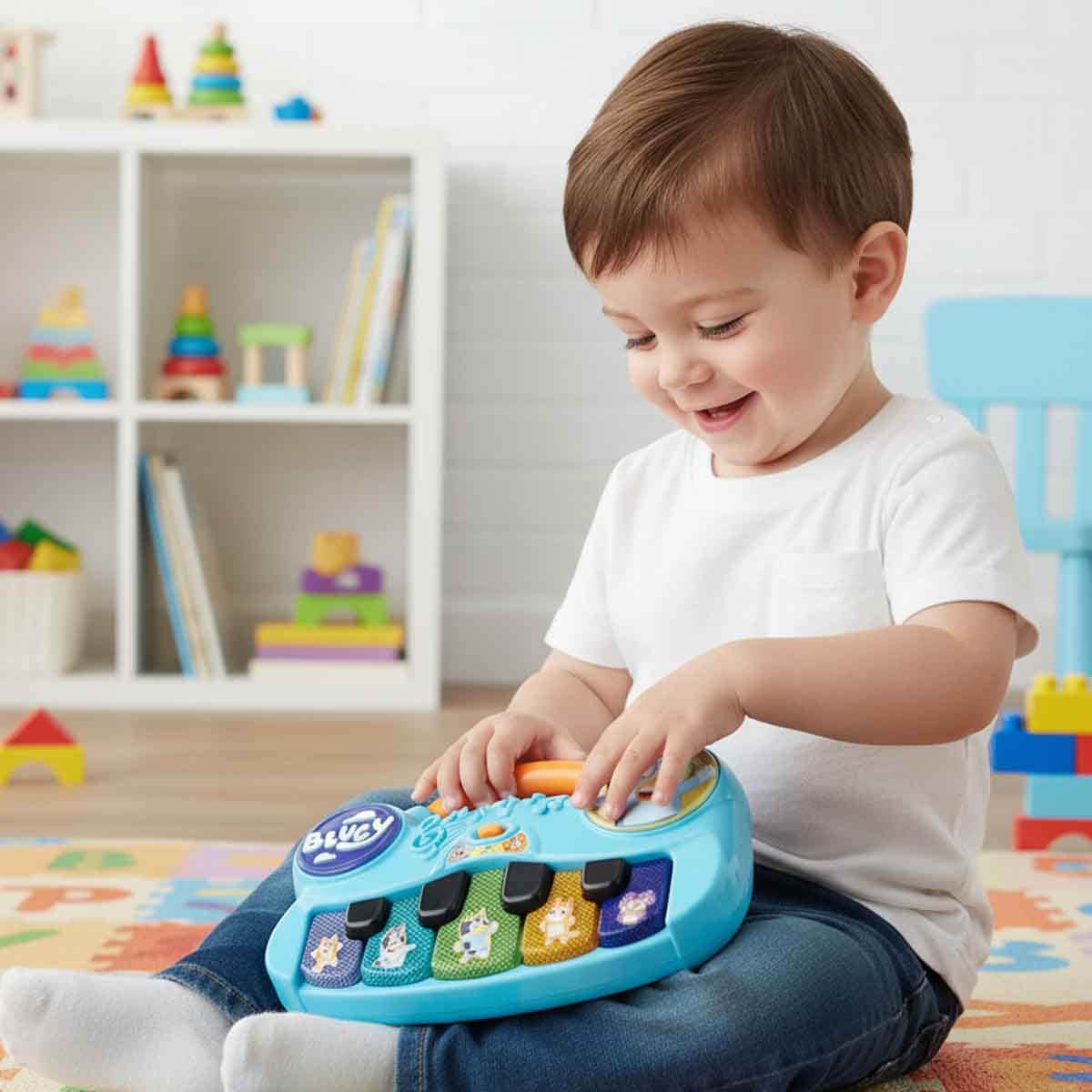 Bluey Musical Keyboard Toddler, 0-2 Years