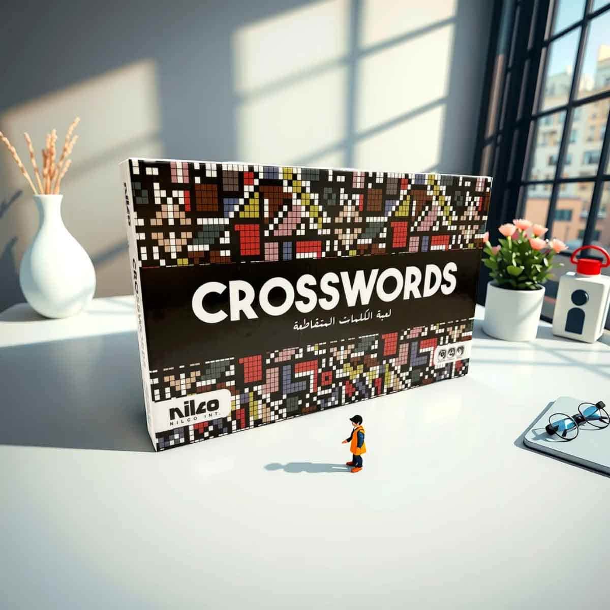 Nilco Arabic Special Edition Crosswords Game Unisex, 5-7 Years